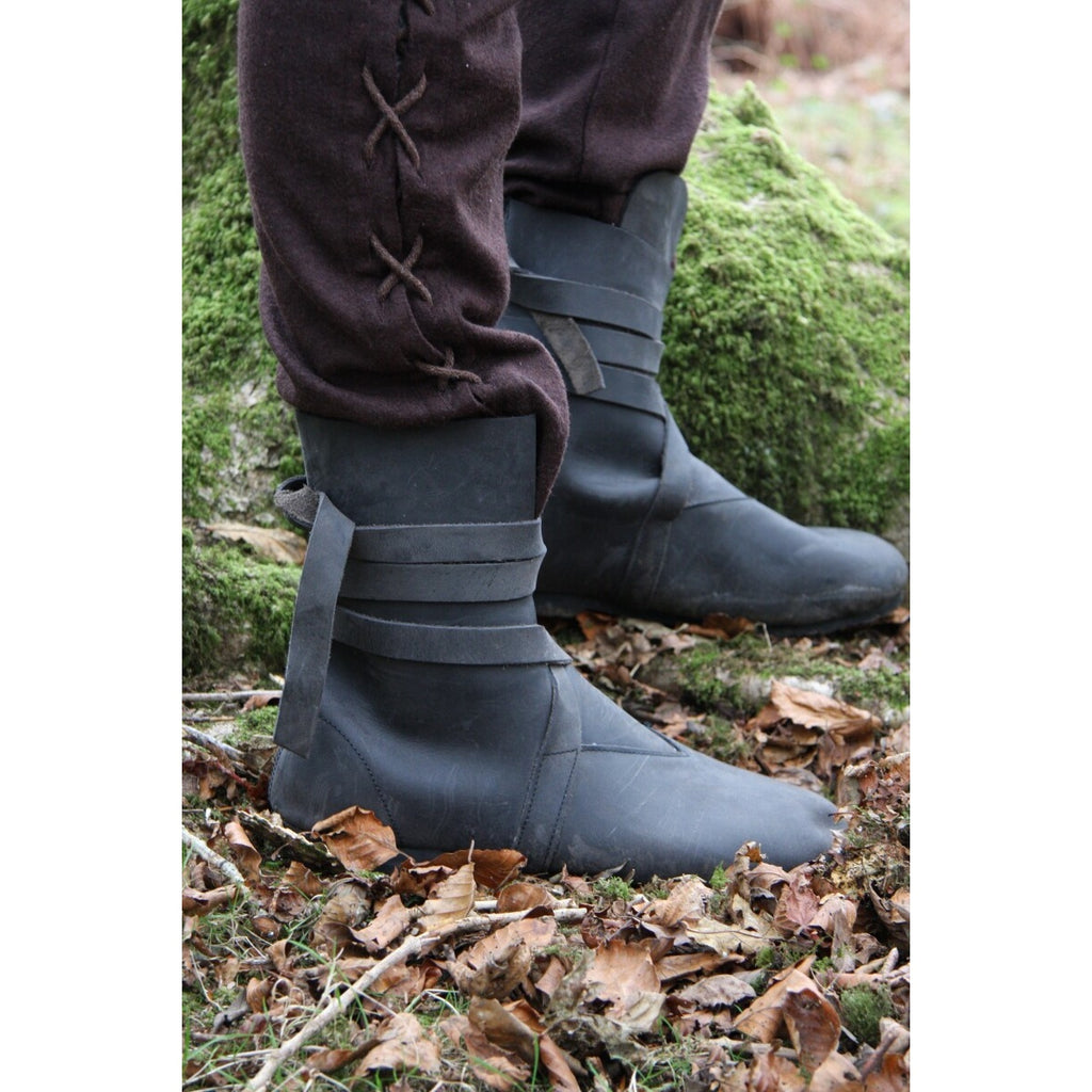 Imagen del producto Botas Haithabu de cuero nobuk Floki negro