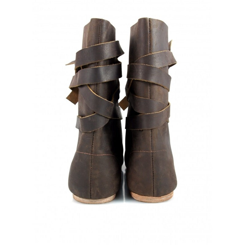 Imagen del producto Botas medievales Haithabu con suela de cuero Sjur marrón