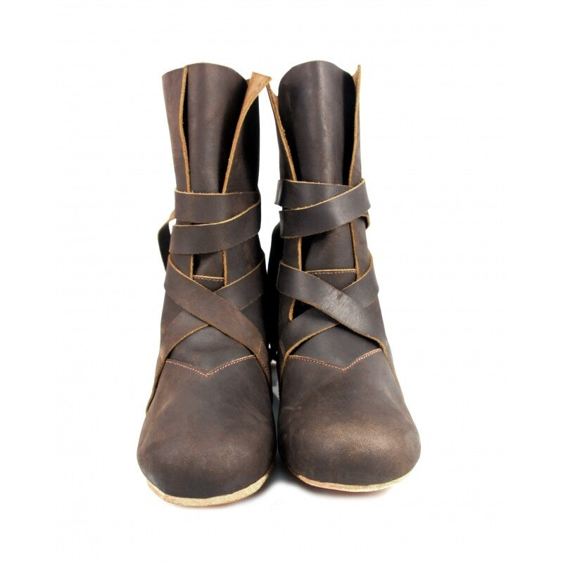 Imagen del producto Botas medievales Haithabu con suela de cuero Sjur marrón