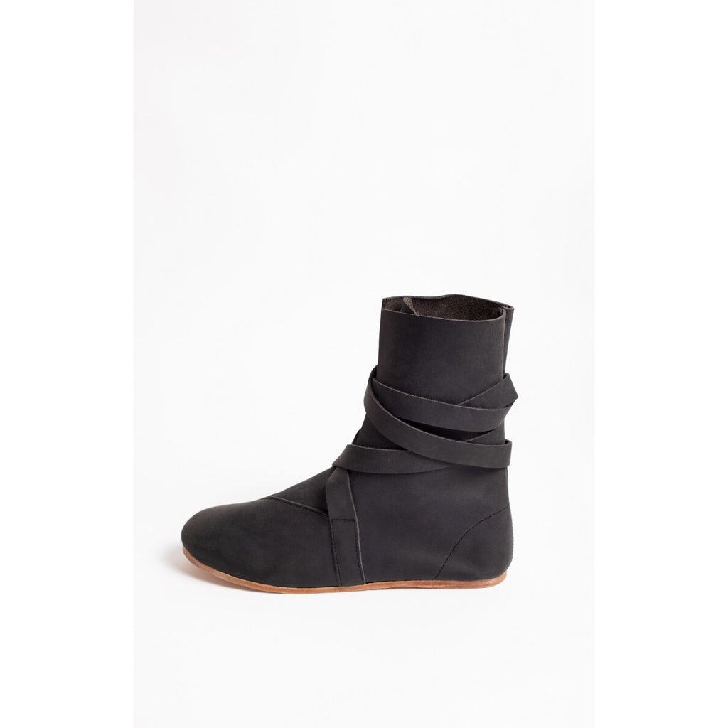 Imagen del producto Botas medievales Haithabu con suela de cuero Sjur negro