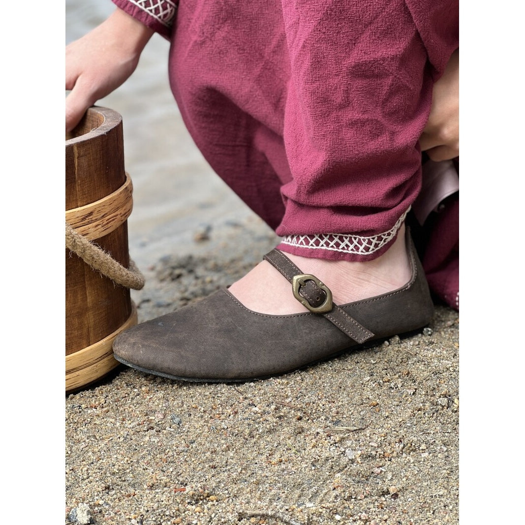 Imagen del producto Zapatos medievales de mujer Rieke marrón