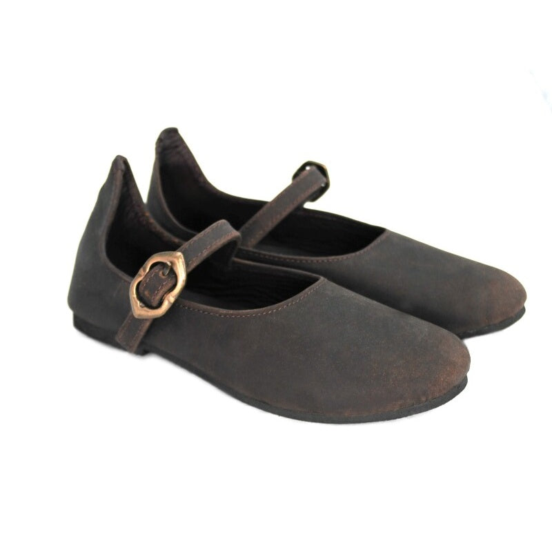 Imagen del producto Zapatos medievales de mujer Rieke marrón