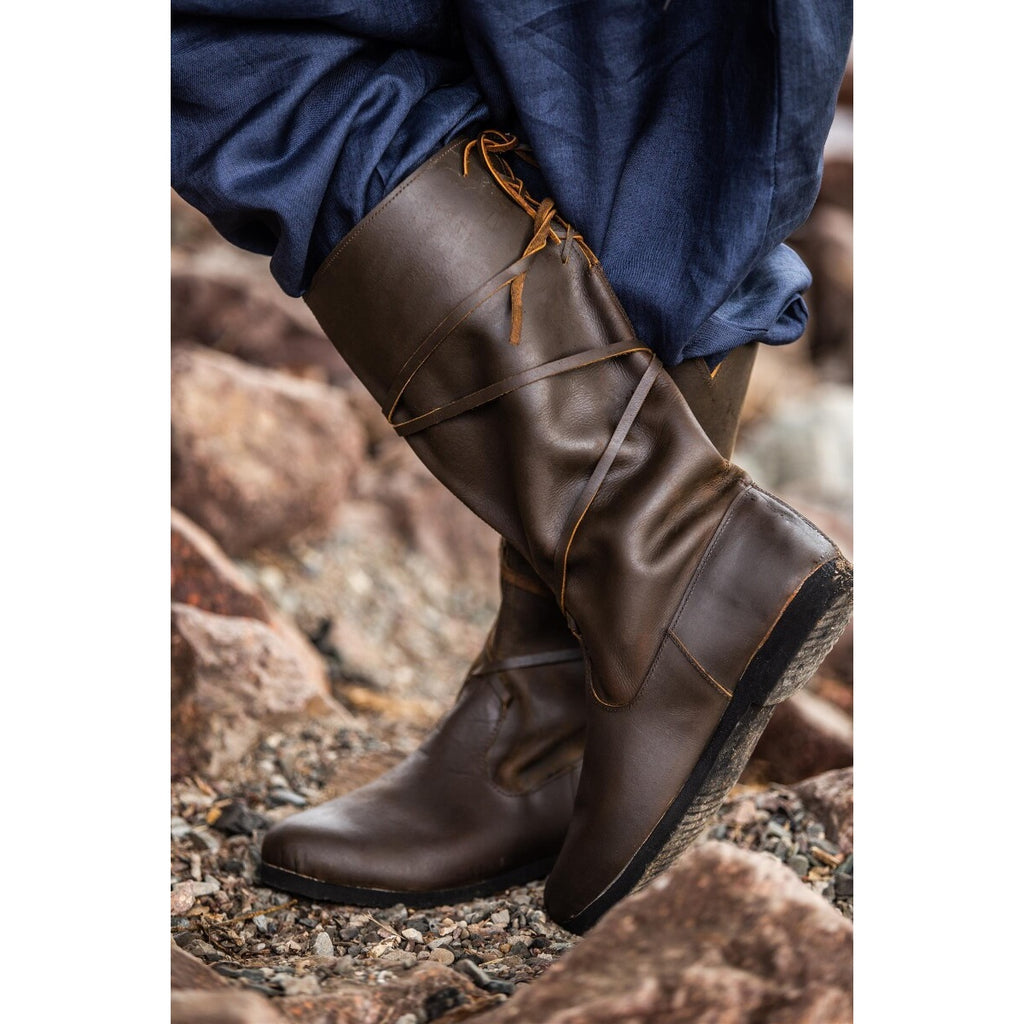 Product image Medieval Boots Ole in Brown Nubuck Leather