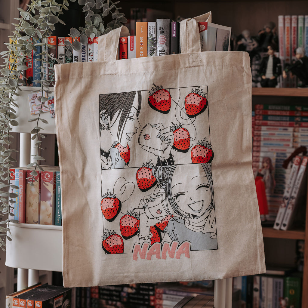 Imagen del producto Bolsa de tela Strawberry Cups para fans de NANA