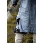 Imagen del producto Túnica medieval de lino Halvar azul-gris