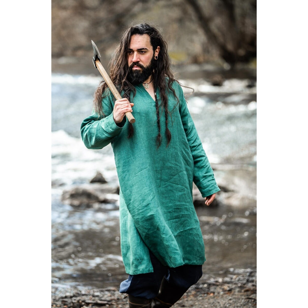 Product image Medieval Linen Tunic Halvar green