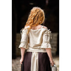 Imagen del producto Blusa medieval de tirantes Prina beige