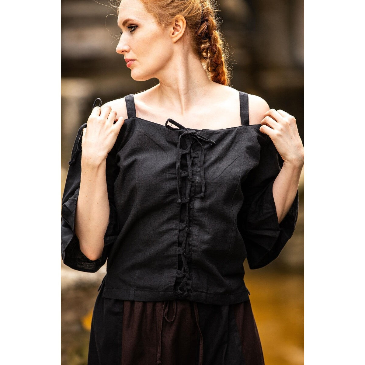 Product image Medieval Strap Top Blouse Prina black