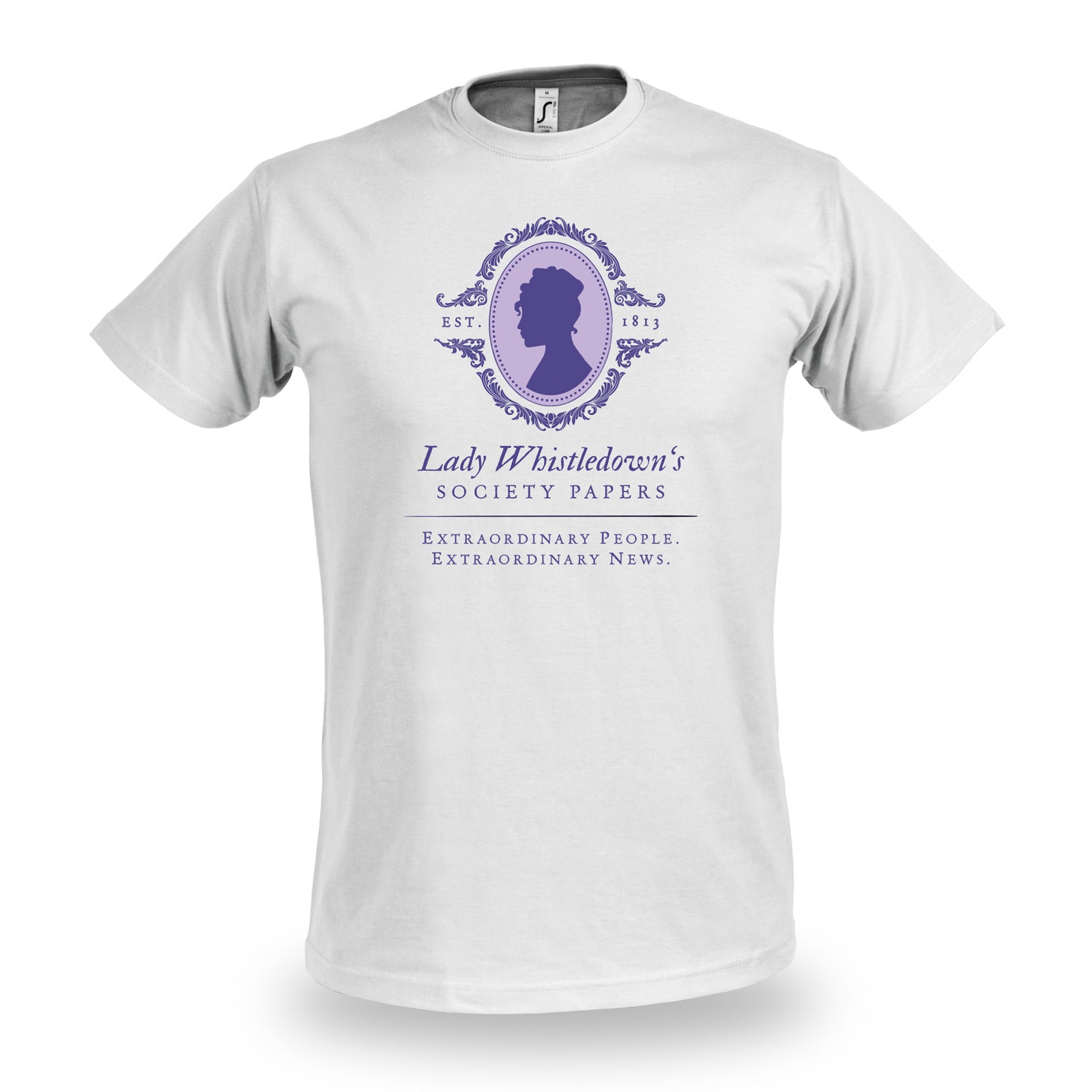 Imagen del producto Camiseta Society Papers para fans de Los Bridgerton