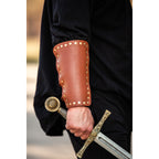 Imagen del producto Brazalete medieval de cuero Mar marrón
