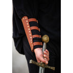 Imagen del producto Brazalete medieval de cuero Mar marrón