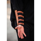 Imagen del producto Brazalete medieval de cuero Mar marrón