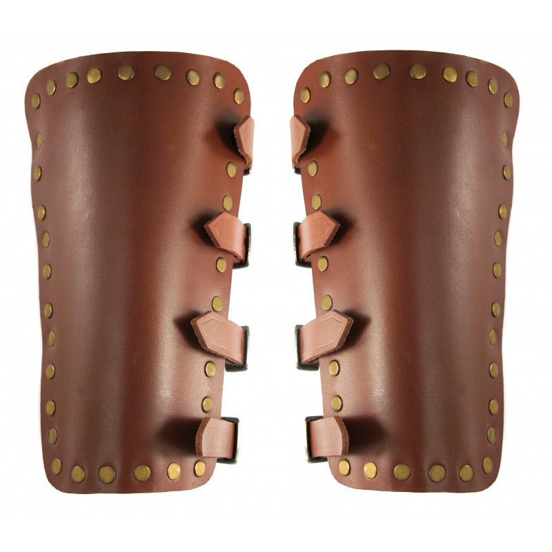Imagen del producto Brazalete medieval de cuero Mar marrón