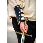 Imagen del producto Brazalete medieval de cuero Mar negro