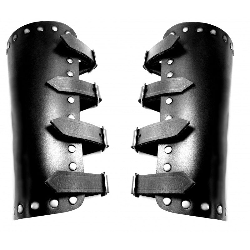 Imagen del producto Brazalete medieval de cuero Mar negro