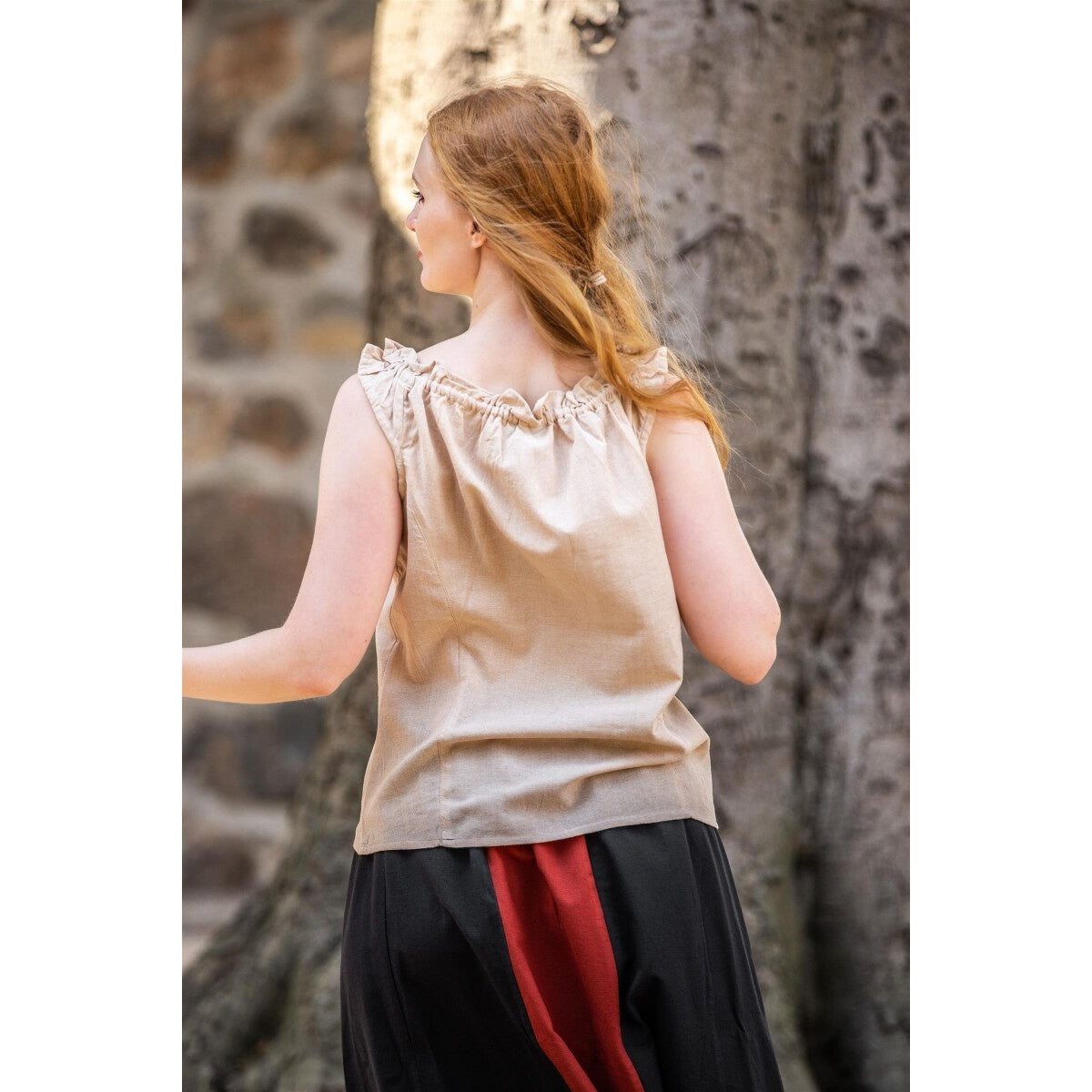 Product image Medieval Summer Blouse Adele sleeveless beige