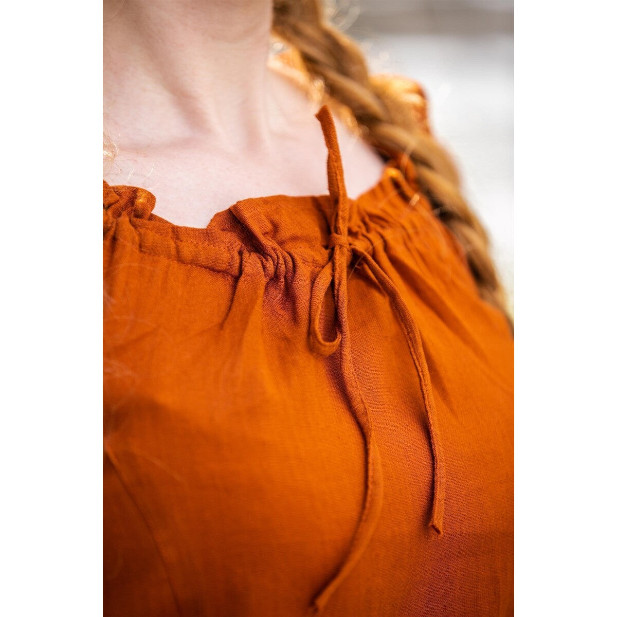 Imagen del producto Blusa medieval de verano Adele sin mangas roja