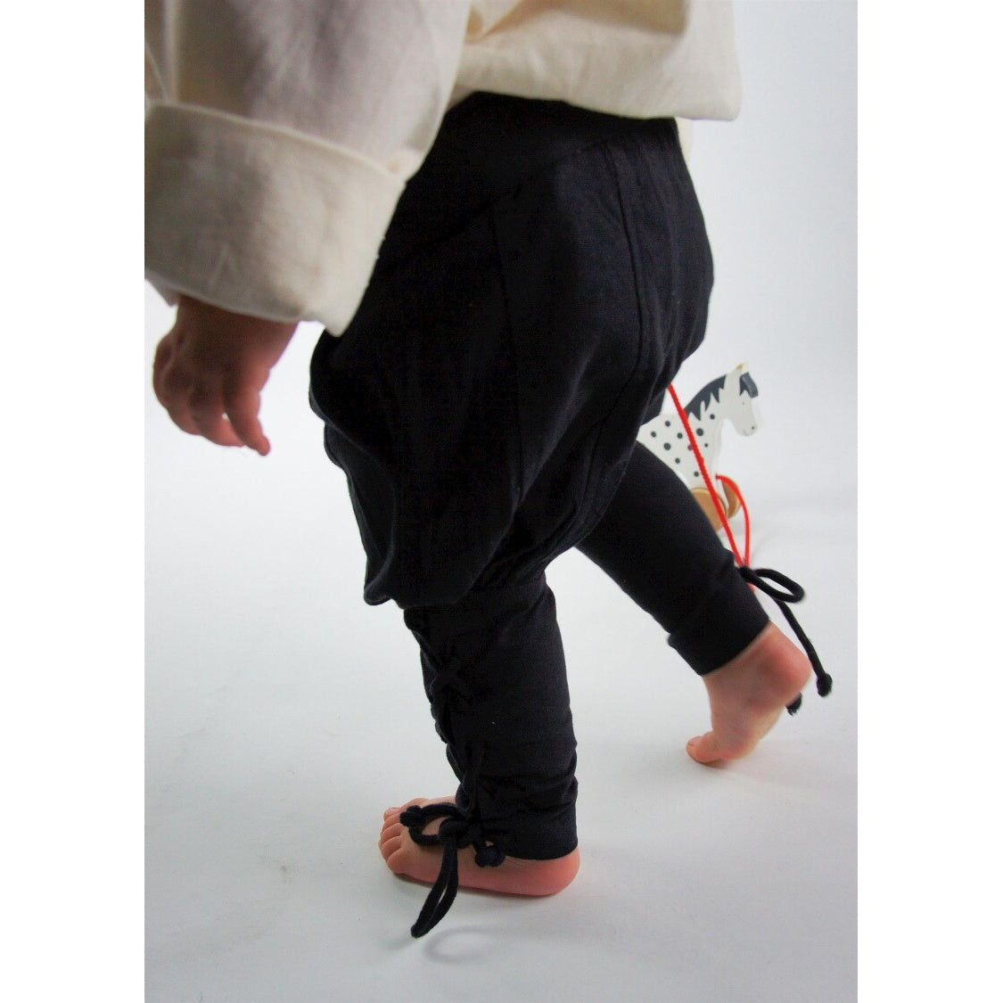 Imagen del producto Pantalón medieval Jecklein con cordones en las piernas negro