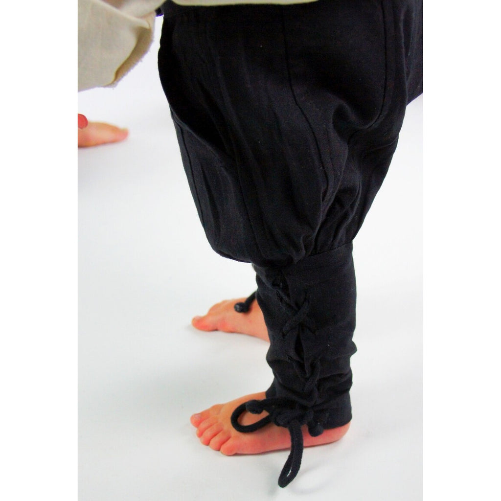 Imagen del producto Pantalón medieval Jecklein con cordones en las piernas negro