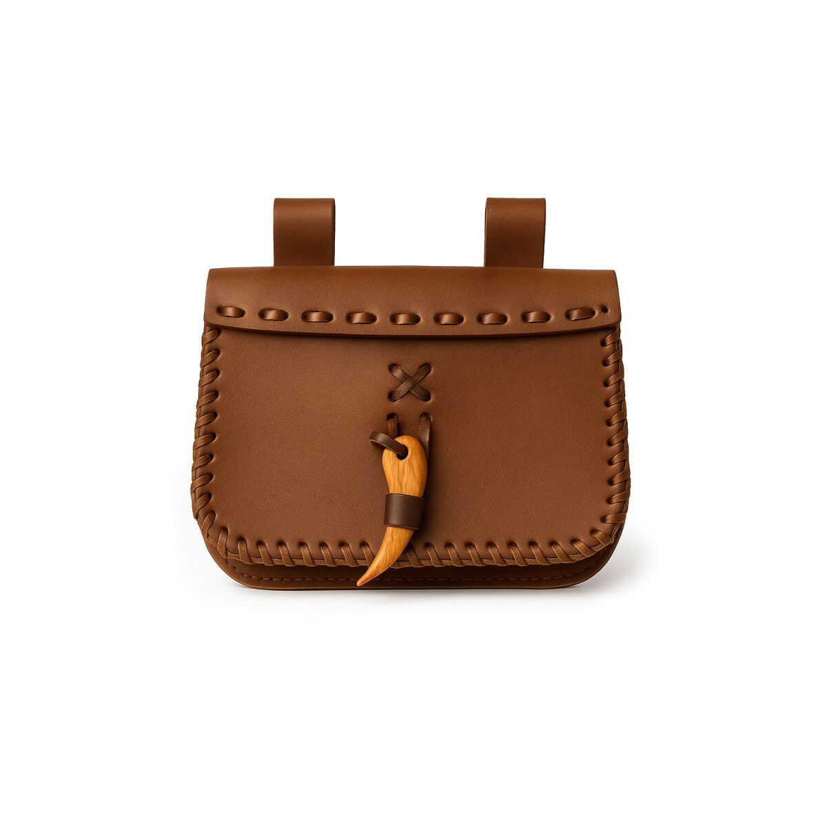Imagen del producto Bolsa medieval de cuero para cinturón Volmar
