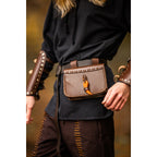 Imagen del producto Bolsa medieval de cuero para cinturón Volmar
