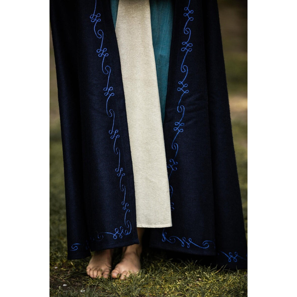 Imagen del producto Capa medieval de lana con bordado para niños