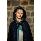 Imagen del producto Capa medieval de lana con bordado para niños