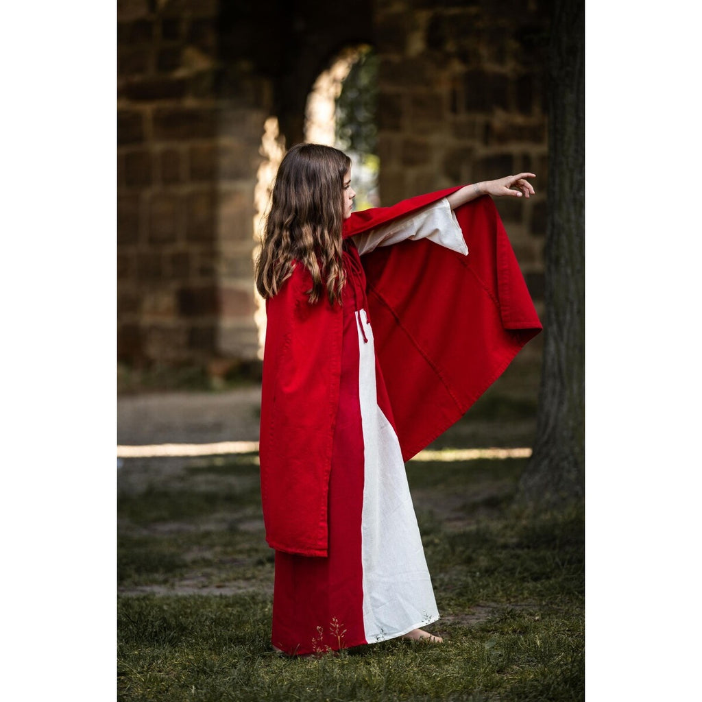 Imagen del producto Capa medieval Cecilia para niños roja