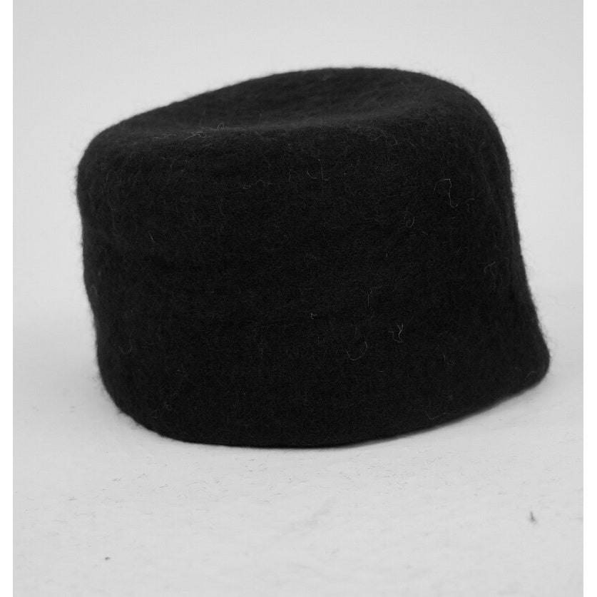 Imagen del producto Gorra medieval de fieltro de lana Hans negra