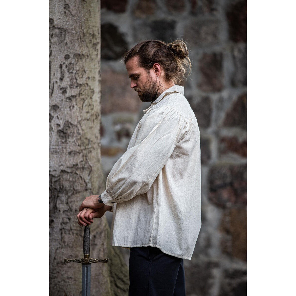 Product image Medieval Lace-Up Shirt Arthur beige