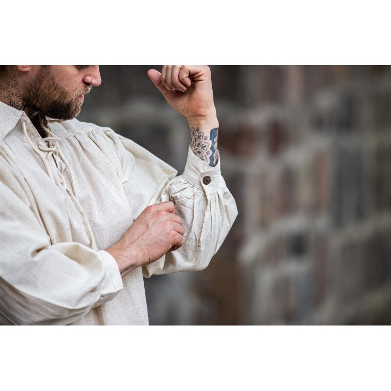 Product image Medieval Lace-Up Shirt Arthur beige