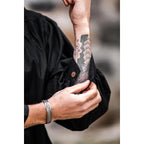 Imagen del producto Camisa medieval con cordones Arturo negra