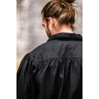 Imagen del producto Camisa medieval con cordones Arturo negra