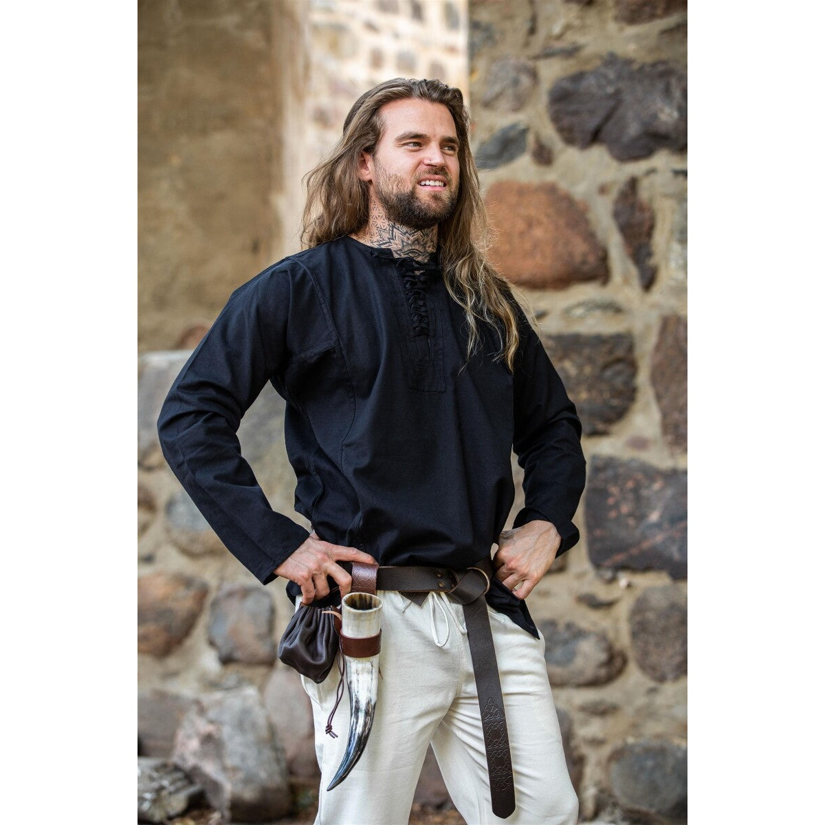 Product image Medieval Peasant Shirt Felix black