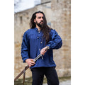 Imagen del producto Camisa medieval con cordones y ojales Adrian azul
