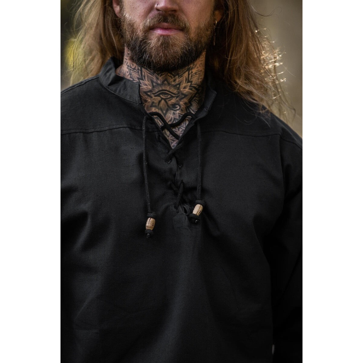 Imagen del producto Camisa medieval Ansbert negra