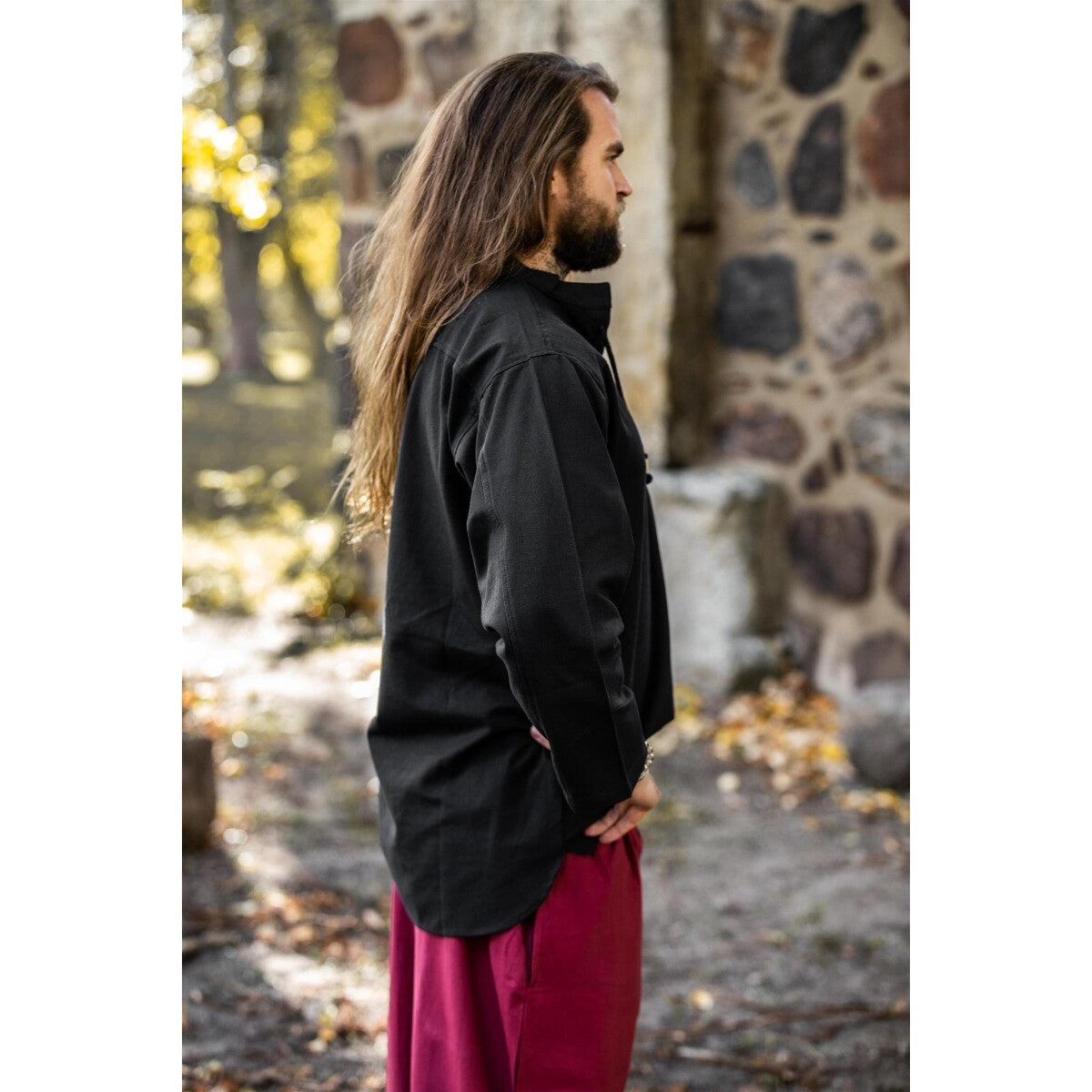Imagen del producto Camisa medieval Ansbert negra