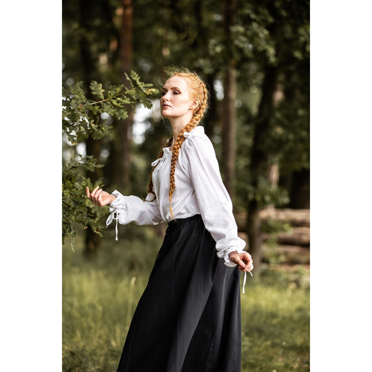 Imagen del producto Blusa medieval Edith blanca