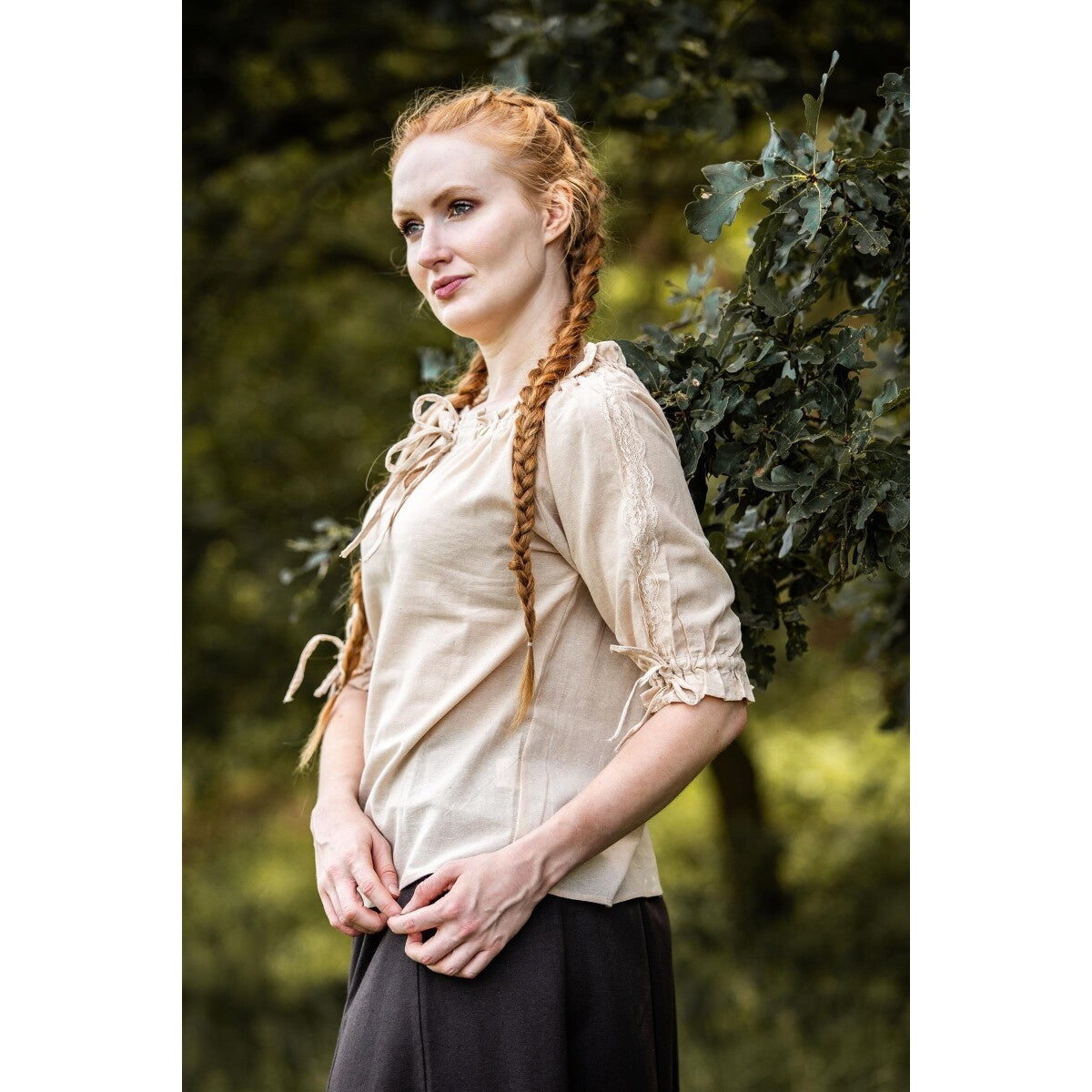 Imagen del producto Blusa medieval de manga corta Sandra