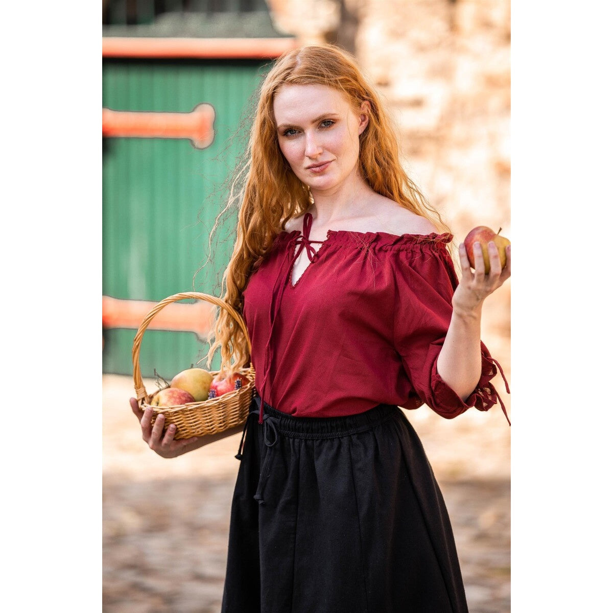 Product image Medieval Short-Sleeve Blouse Sandra red