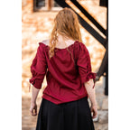 Imagen del producto Blusa medieval de manga corta Sandra roja