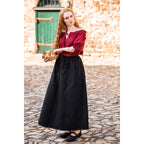 Imagen del producto Blusa medieval de manga corta Sandra roja