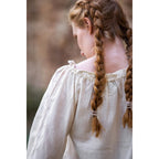 Imagen del producto Blusa medieval con encaje Bettina beige