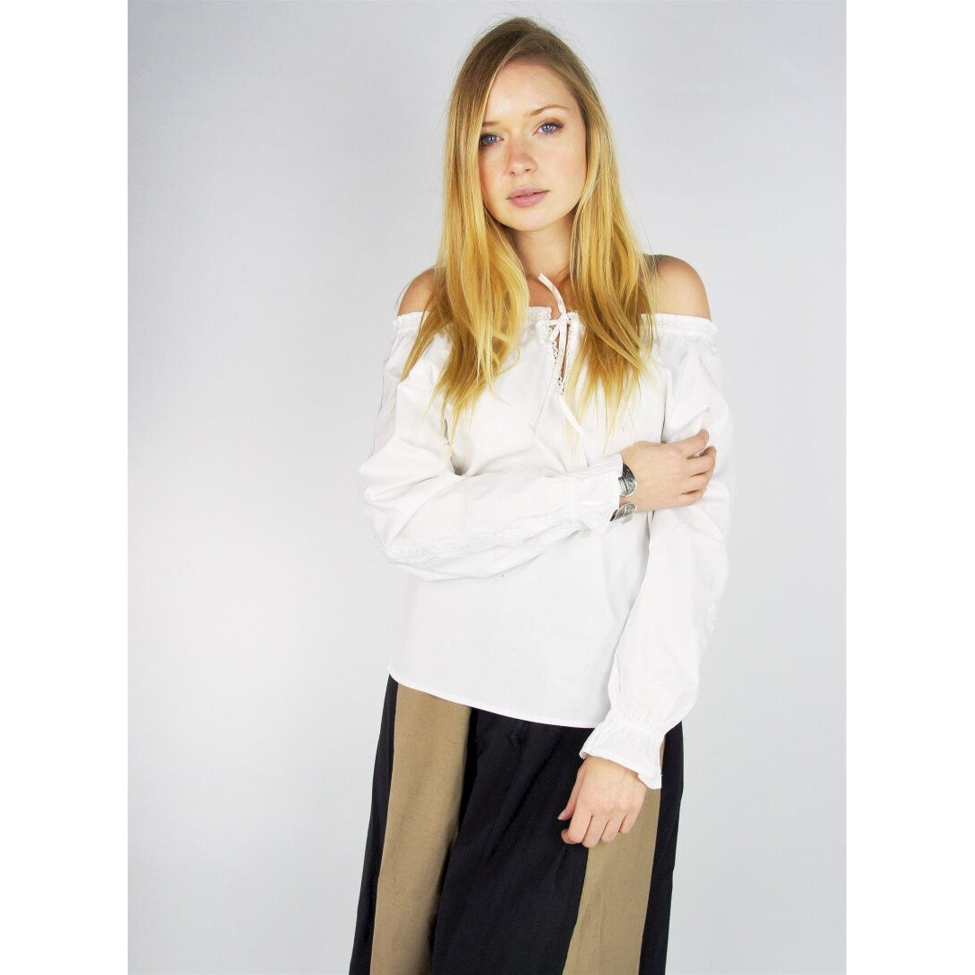 Product image Medieval Blouse with Lace Bettina White