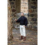 Product image Medieval Pintuck Shirt with Wooden Buttons Oswald Black