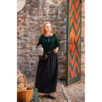Imagen del producto Blusa medieval de manga corta Vera verde