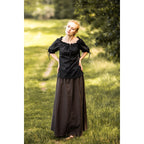 Imagen del producto Blusa medieval de manga corta Vera negra