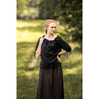 Imagen del producto Blusa medieval de manga corta Vera negra