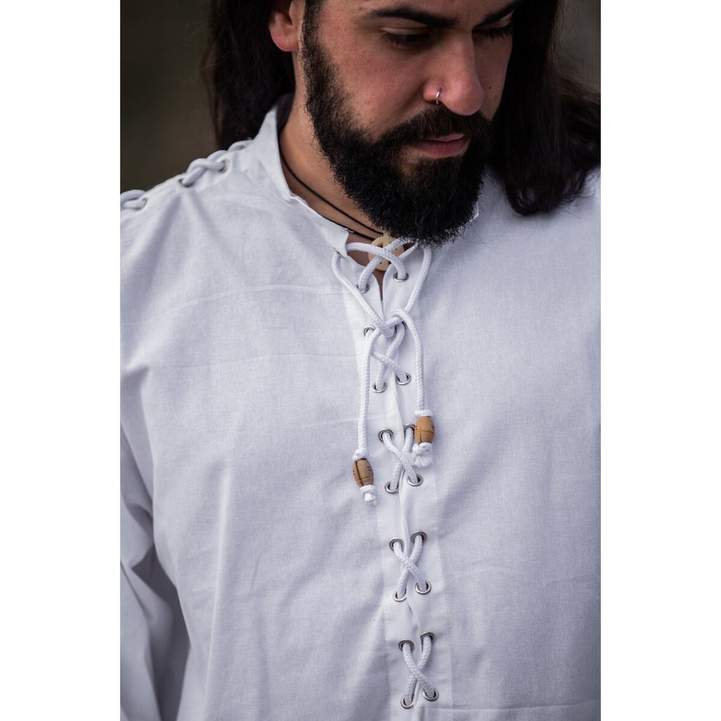 Imagen del producto Camisa medieval Gustavo blanca