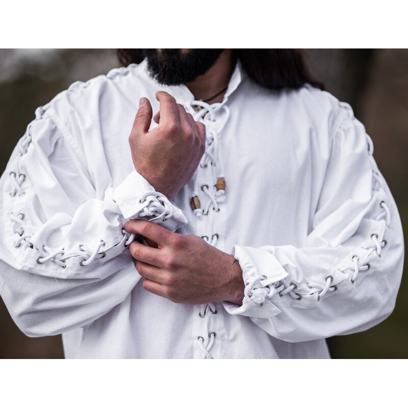 Imagen del producto Camisa medieval Gustavo blanca